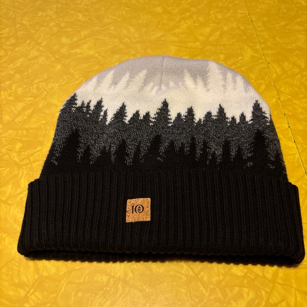 tentree Organic Cotton Black Beanie